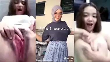 Andi Aqilah Asyik Kocok Lembut Karena Sange